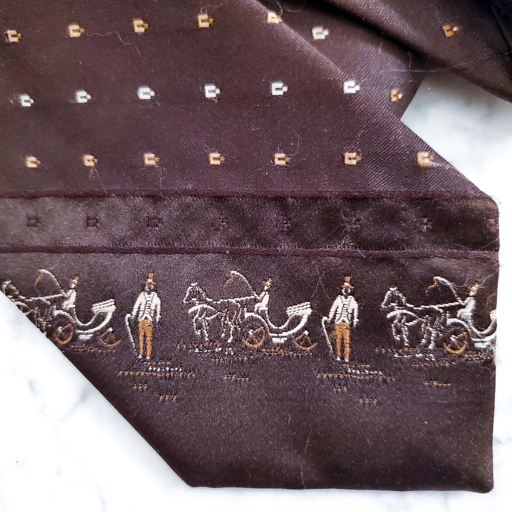 Vintage 1970s Embroidered Tie